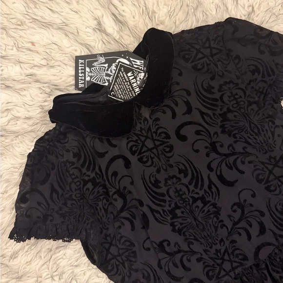 Killstar ‘Bathory’ Babydoll Dress - Black - Picture 2 of 4